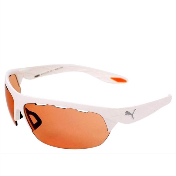 Puma Other - Puma Men’s White Orange & Black Sunglasses